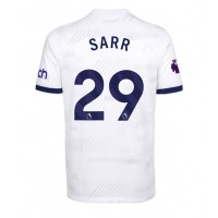 Camisa de Futebol Tottenham Hotspur Pape Matar Sarr #29 Equipamento Principal 2023-24 Manga Curta